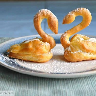 Pâte à Choux Swans with Cream Cheese Chantilly - Zesty South